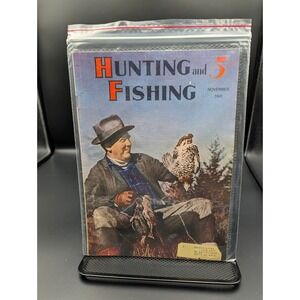 Vintage Hunting & Fishing Magazine November 1941 Outdoorsman Pheasant Cover